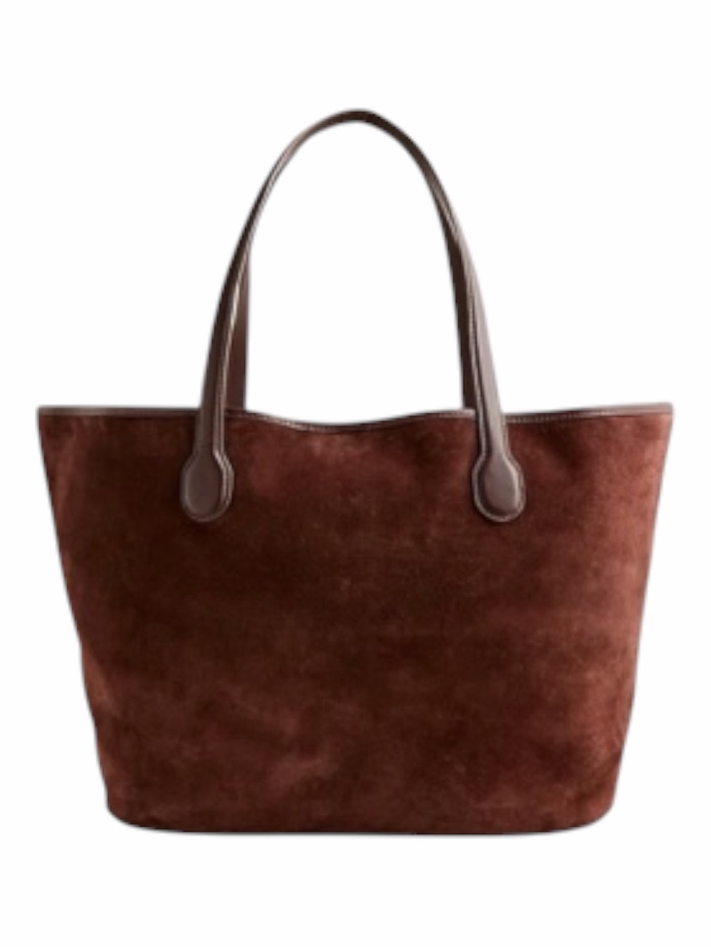 J. Crew Dark Brown Berkley Suede Tote Bag